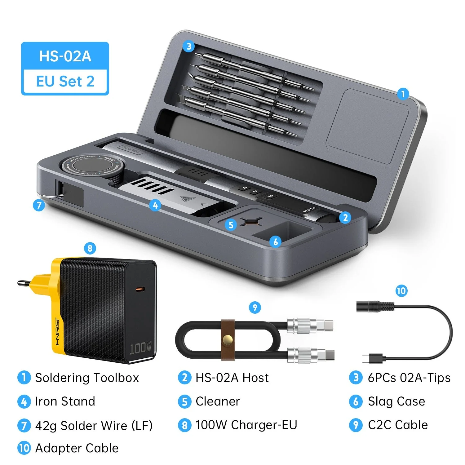 FNIRSI® HS-02 Intelligent Soldering Iron - Image 16