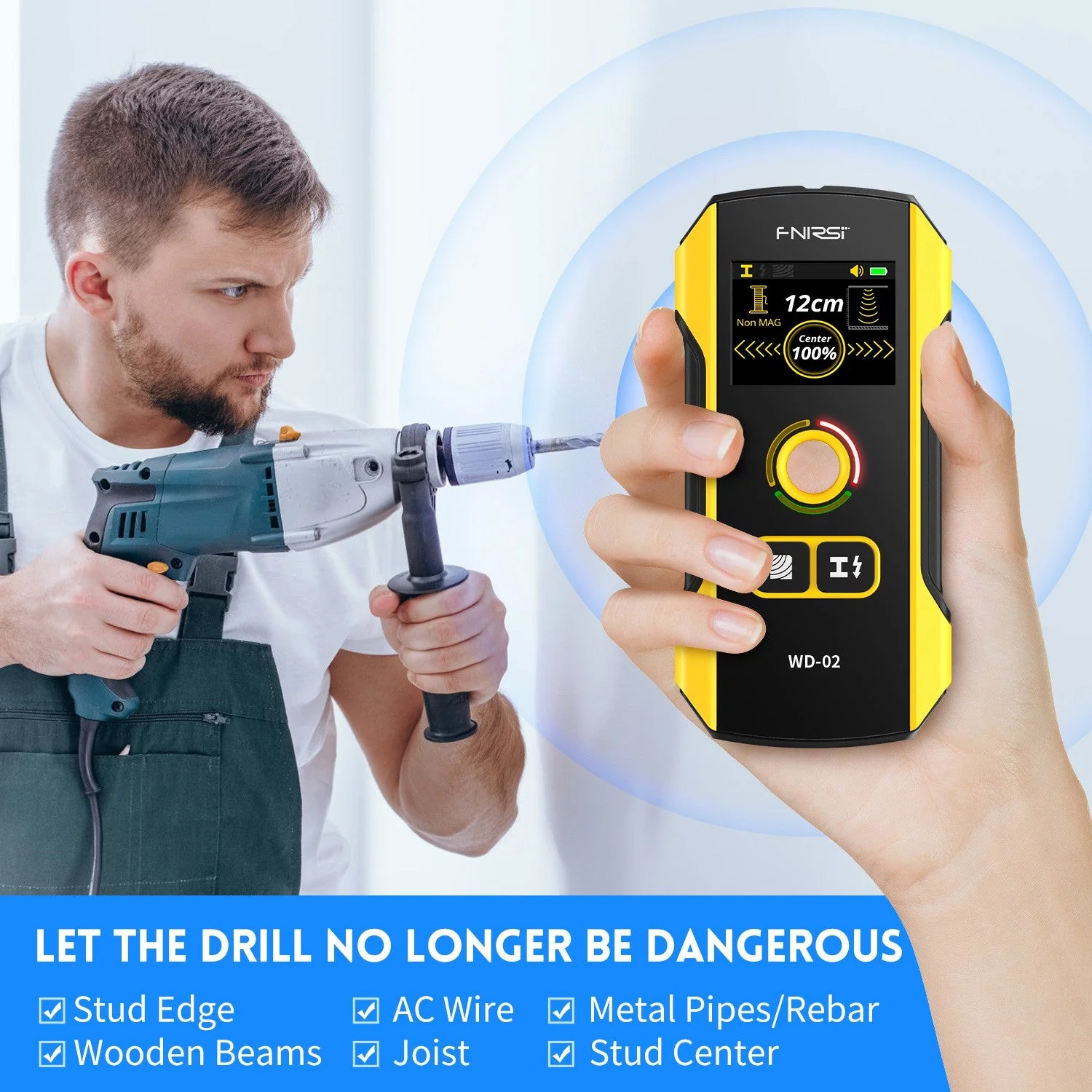 FNIRSI® WD-02 Wall Detector Scanner - Image 5